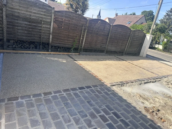 pose de pavé et beton desactivé
